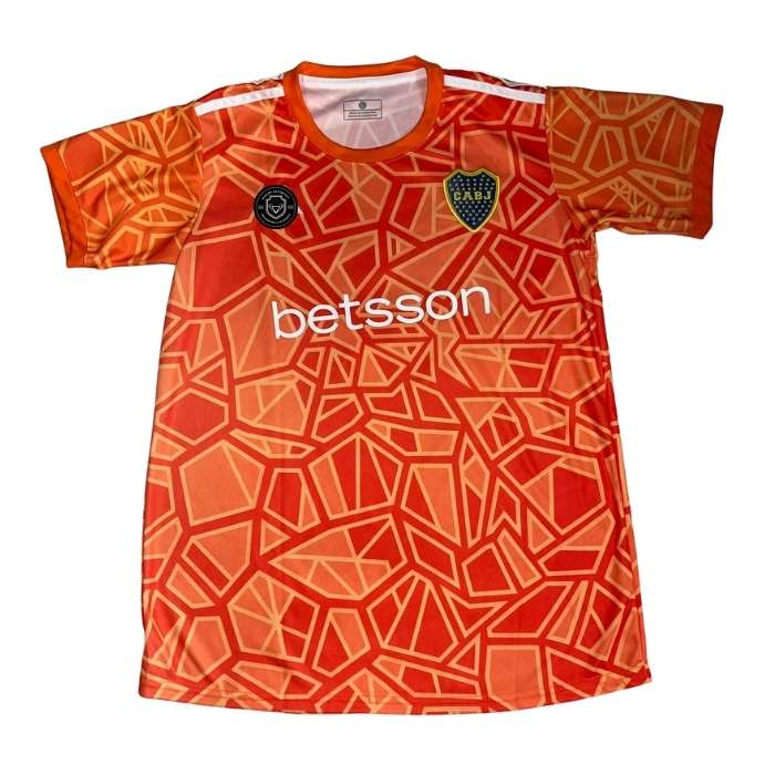CAMISETA BOCA "ROMERO" #1 NARANJA