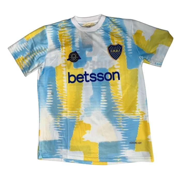 CAMISETA BOCA PRE MATCH MANCHITA