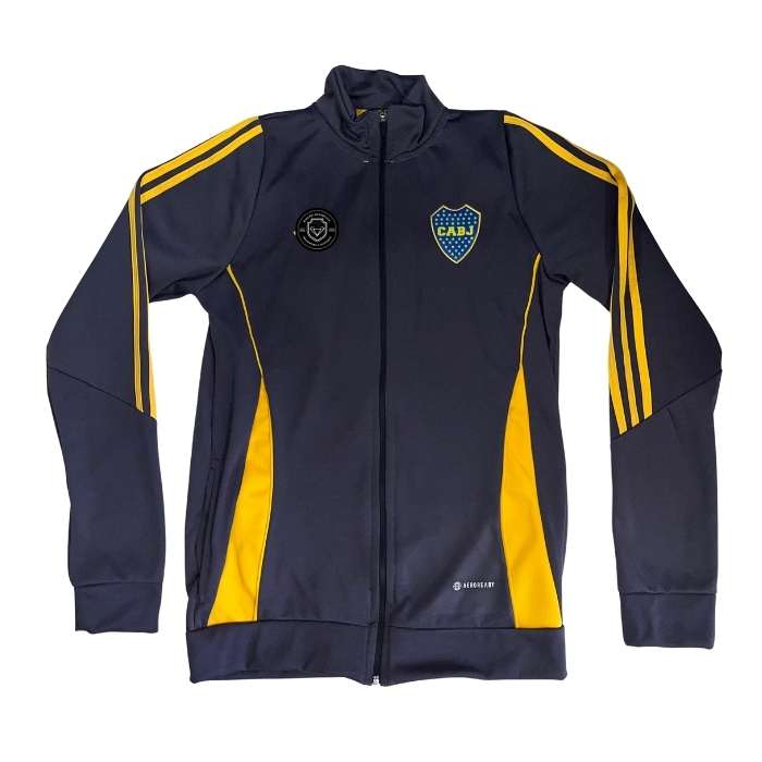 CAMPERA BOCA GRIS OSCURO