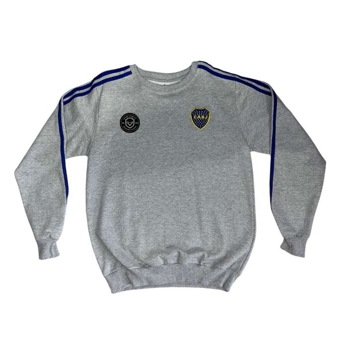 BUZO BOCA ALGODÓN GRIS CLARO
