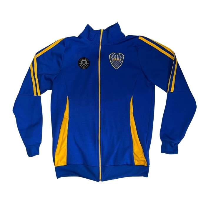 CAMPERA BOCA AZUL CON AMARILLO SOFT