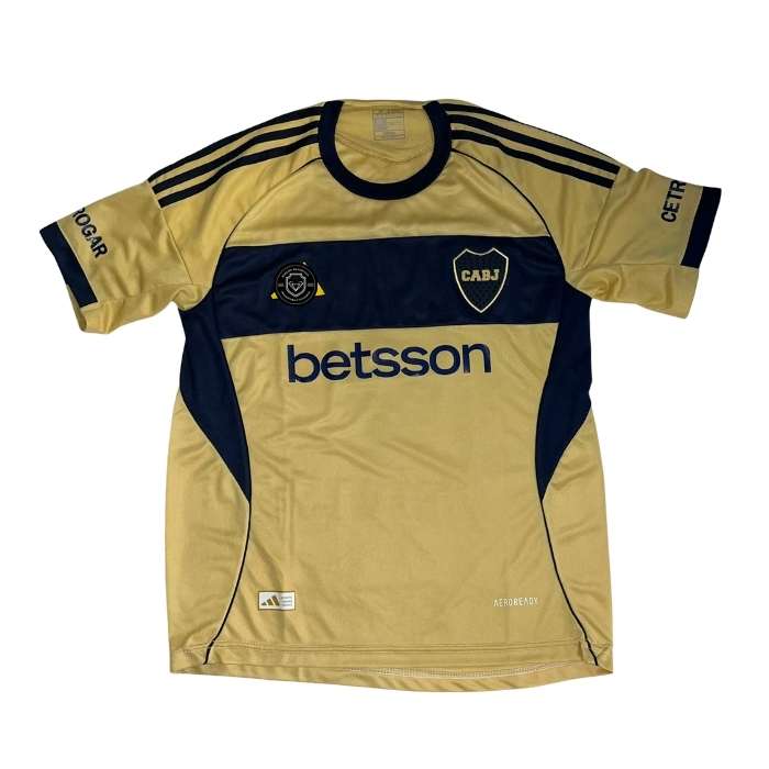 CAMISETA BOCA SUPLENTE DORADA #5 PAREDES
