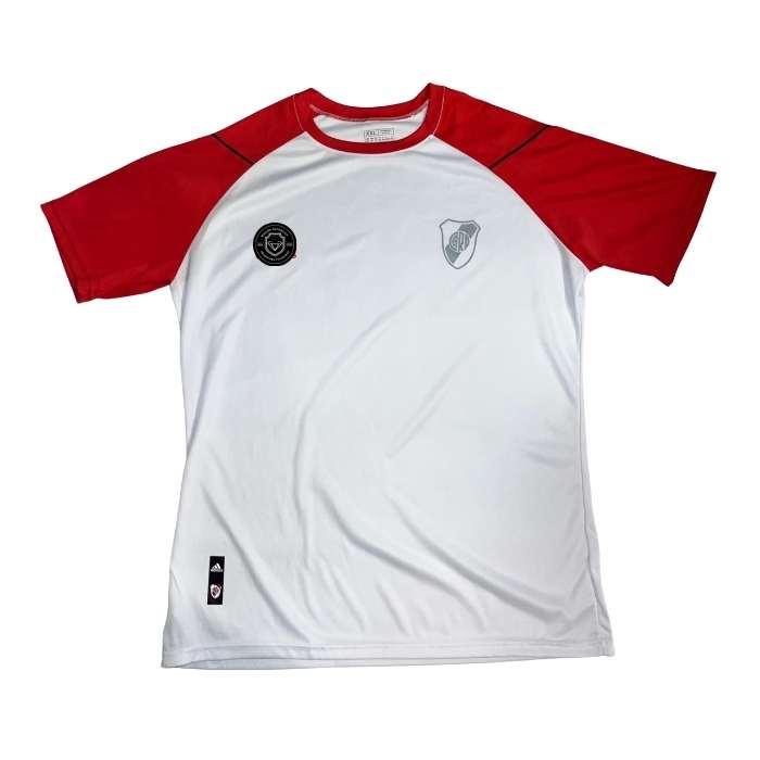 REMERA RIVER BLANCA CON ROJO LYCRA
