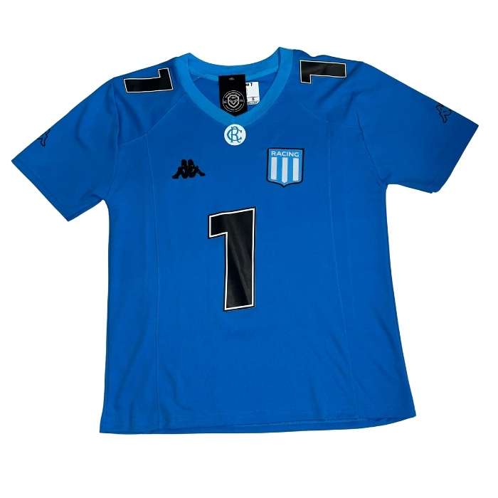 CAMISETA RACING FUTBOL AMERICANO CELESTE #1