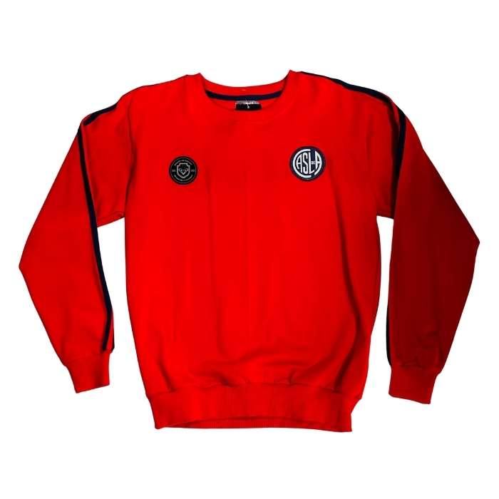 BUZO SAN LORENZO ALGODÓN ROJO