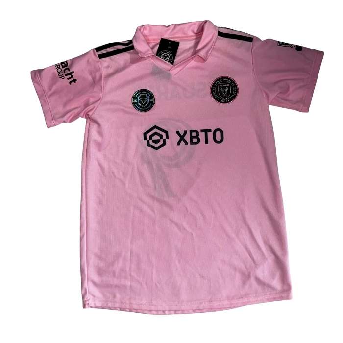 CAMISETA INTER MIAMI ROSA CHOMBA #9 "SUAREZ"
