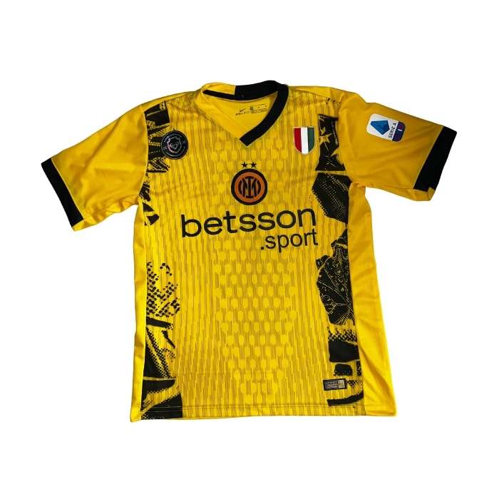 CAMISETA INTER DE MILAN AMARILLA "LAUTARO" #10