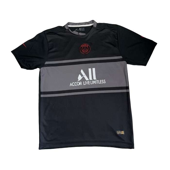 CAMISETA PARIS SAINT-GERMAIN NEGRA SIN NUMERO