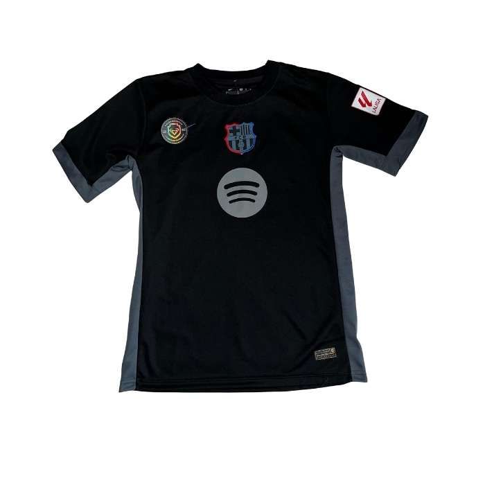CAMISETA BARCELONA #10 "LAMINE YAMAL" NEGRA