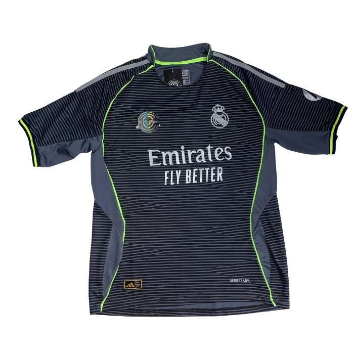 CAMISETA REAL MADRID GRIS CON VERDE #30 MASTANTUONO