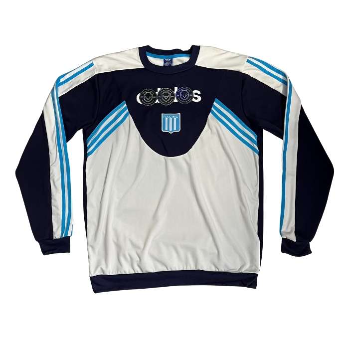 BUZO RETRO RACING BLANCO