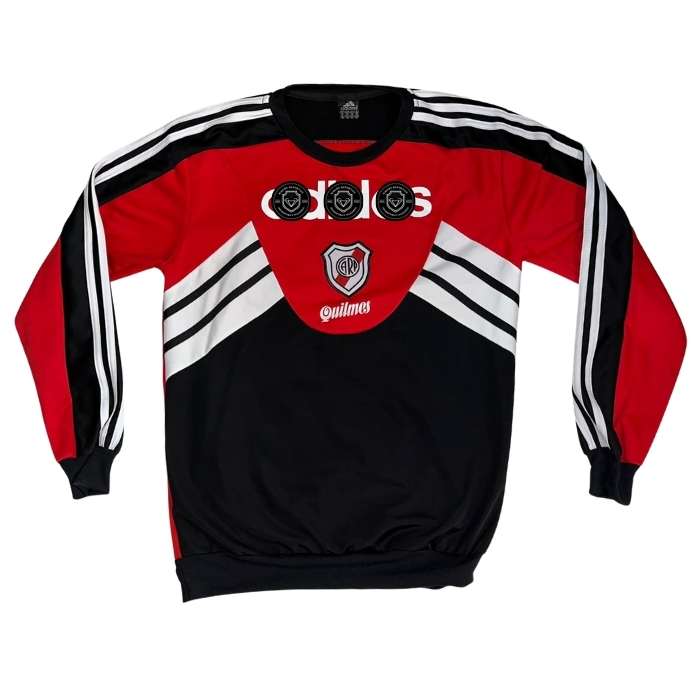 BUZO RETRO RIVER QUILMES NEGRO 1994