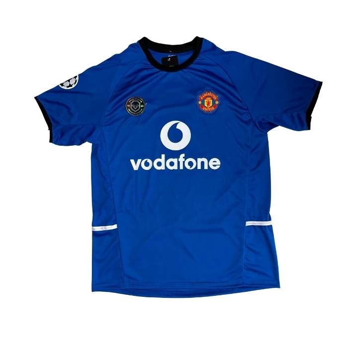 CAMISETA RETRO MANCHESTER UNITED #7 BECKHAM AZUL